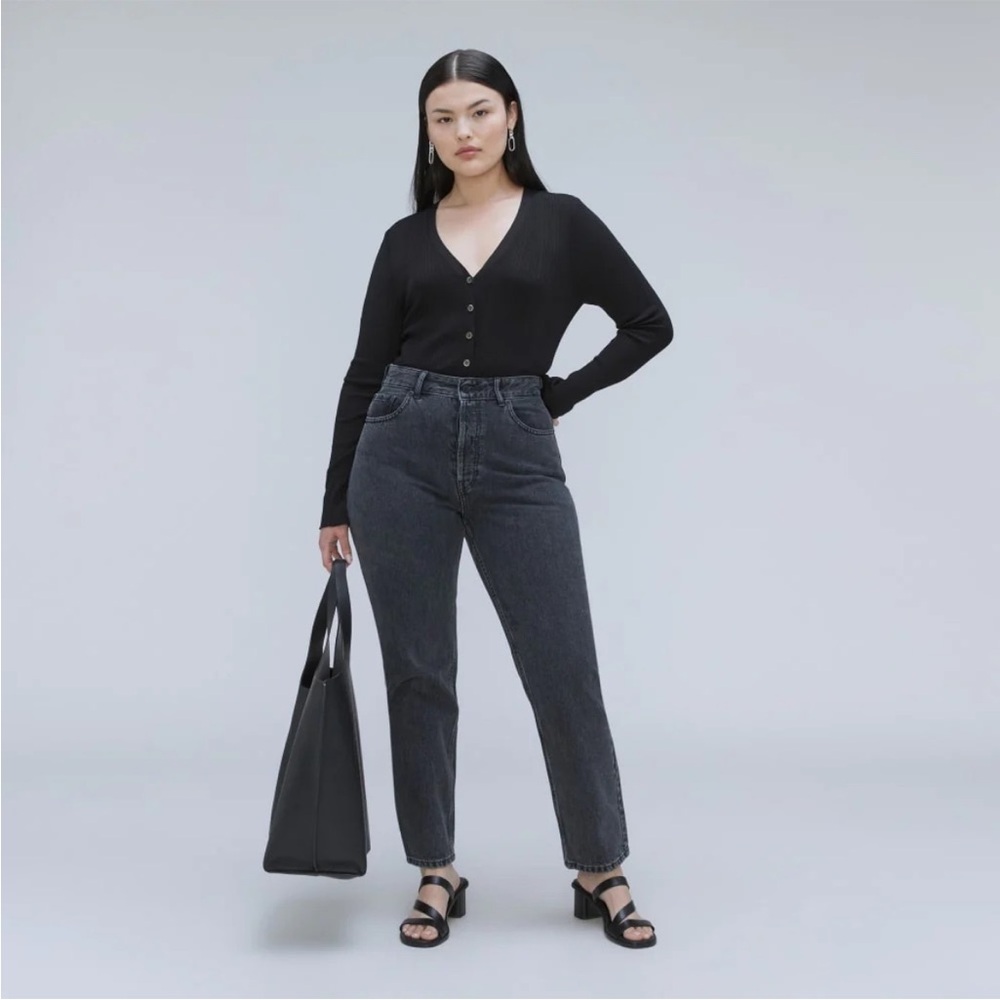 Everlane Black The Curvy '90s Cheeky Straight Jean Size 27 Ankle